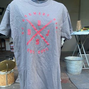 BJ Stewart band gray tee